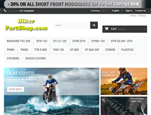 Tablet Screenshot of bikerpartshop.com